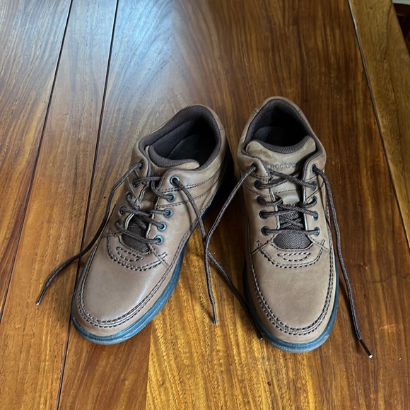 Rockport Prowalker Brown Leather Comfortable Walking Oxford Shoes - Picture 6 of 12